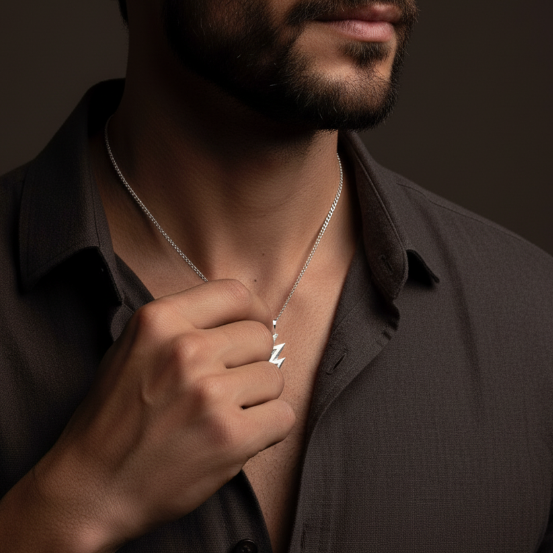Colar Masculino de Prata Axis foto 3 da Nomar Belmonte