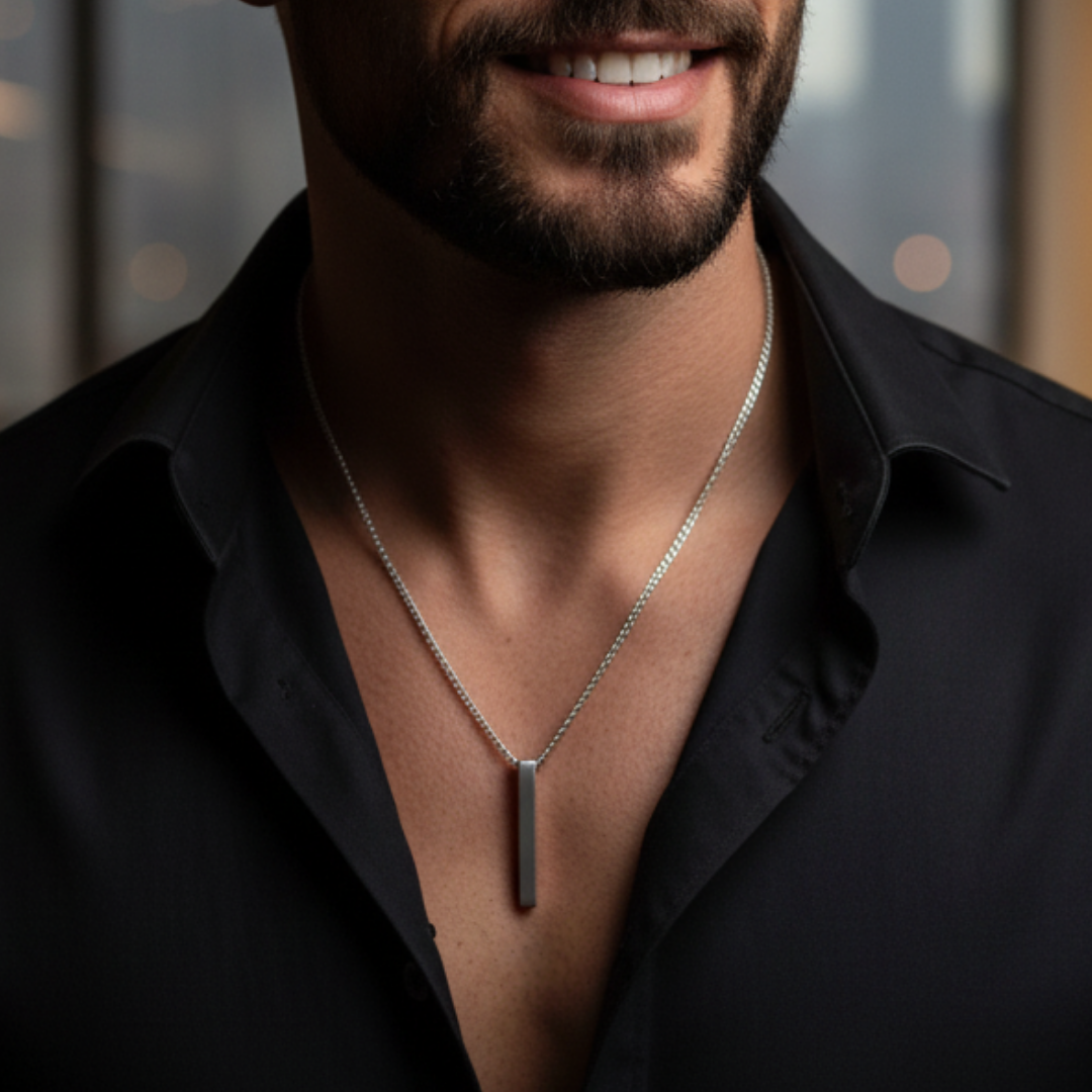Colar Masculino de Prata Elisium foto 3 da Nomar Belmonte