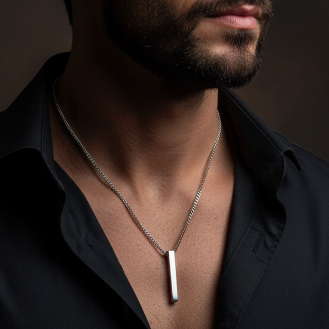 Colar Masculino de Prata Elisium foto 4 da Nomar Belmonte