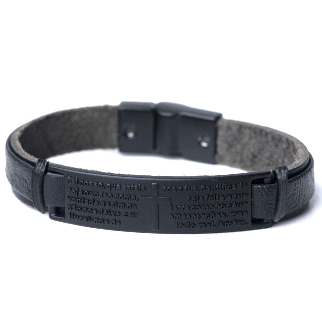 Pulseira_Masculina_De_Couro_Constantini_Preto