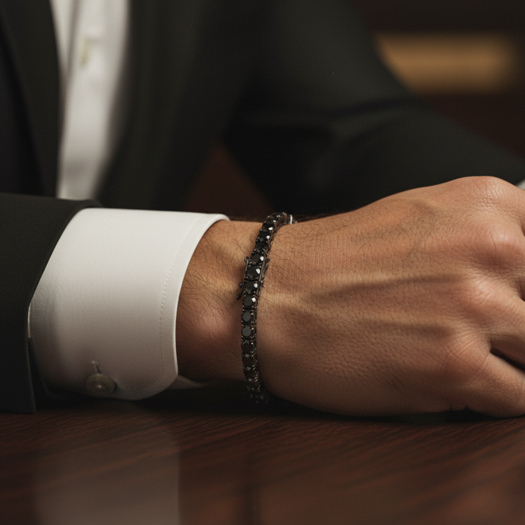 Pulseira_Masculina_Riviera_Preta