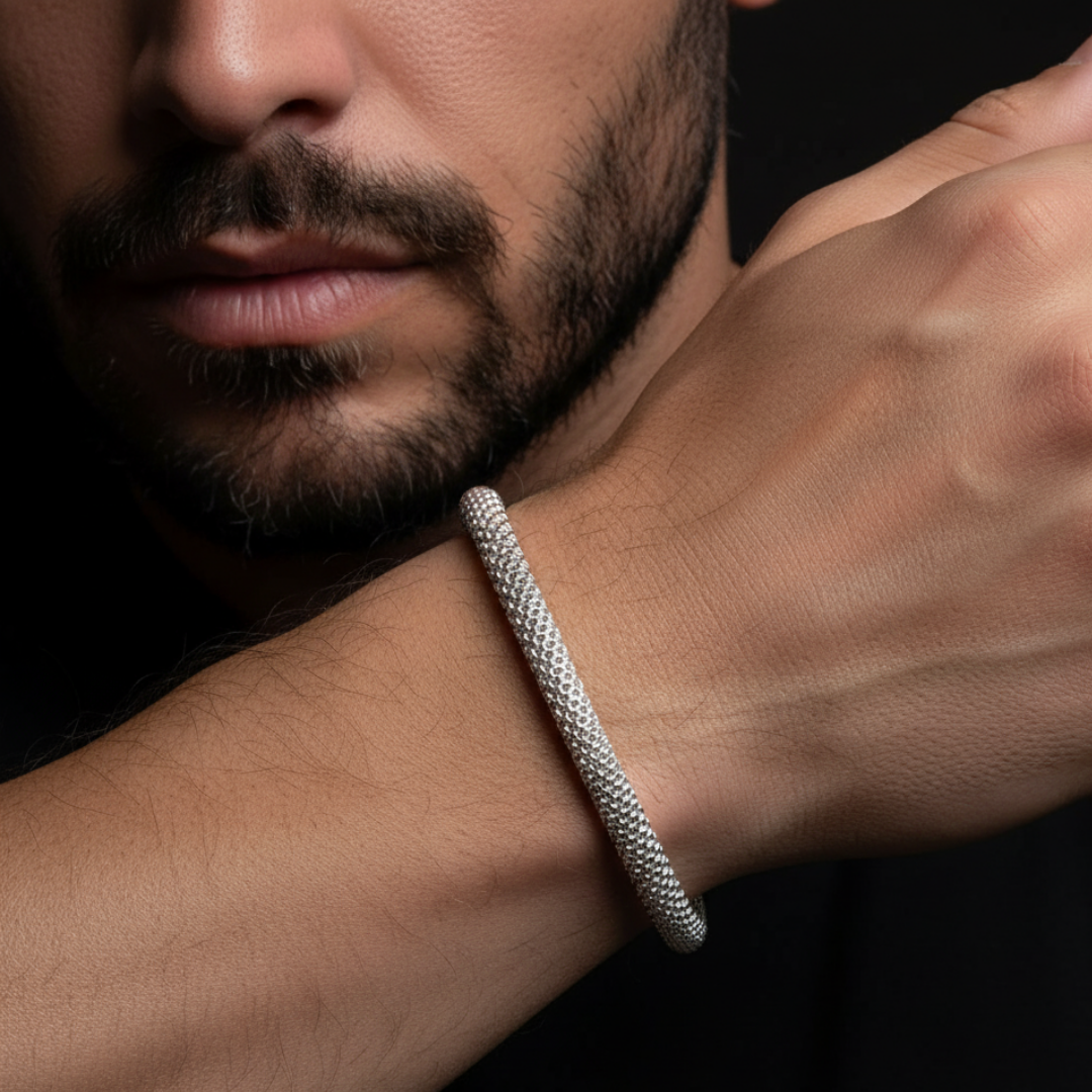 Pulseira-Masculina-de-Prata-Nexuss