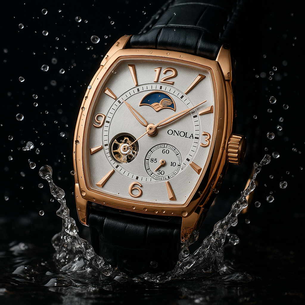 Relógio Masculino Anola Cronys Rose Gold