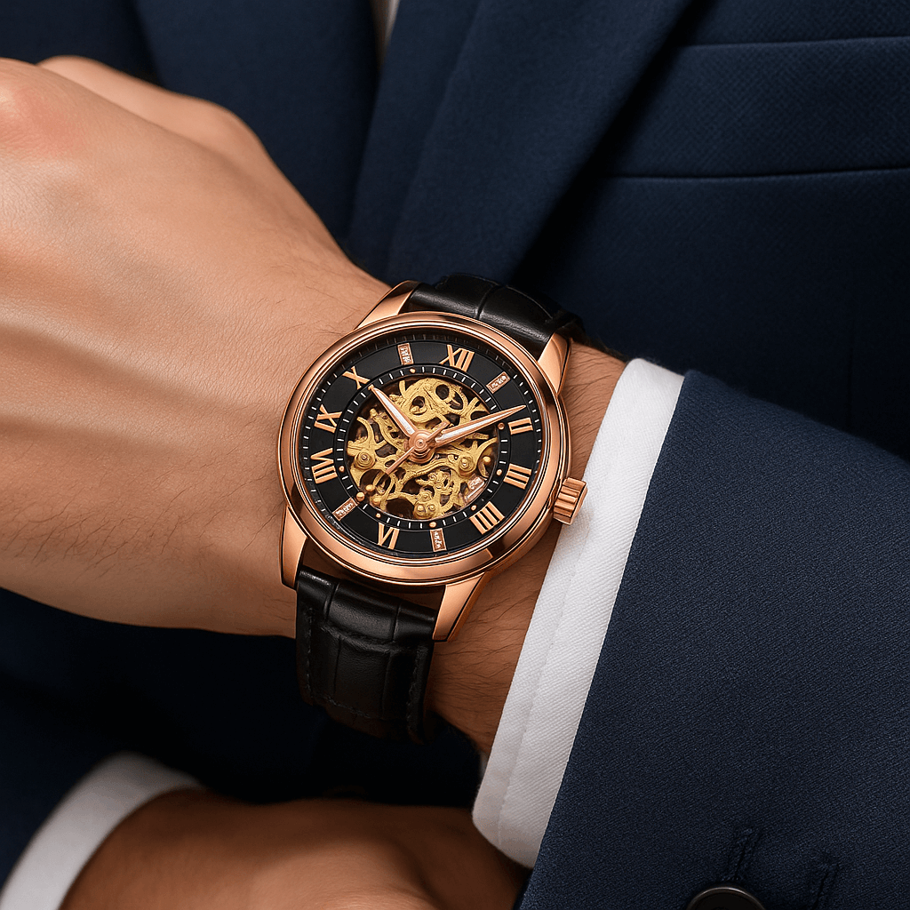 Relógio-Masculino-Anola-Montari-Gold-Rose
