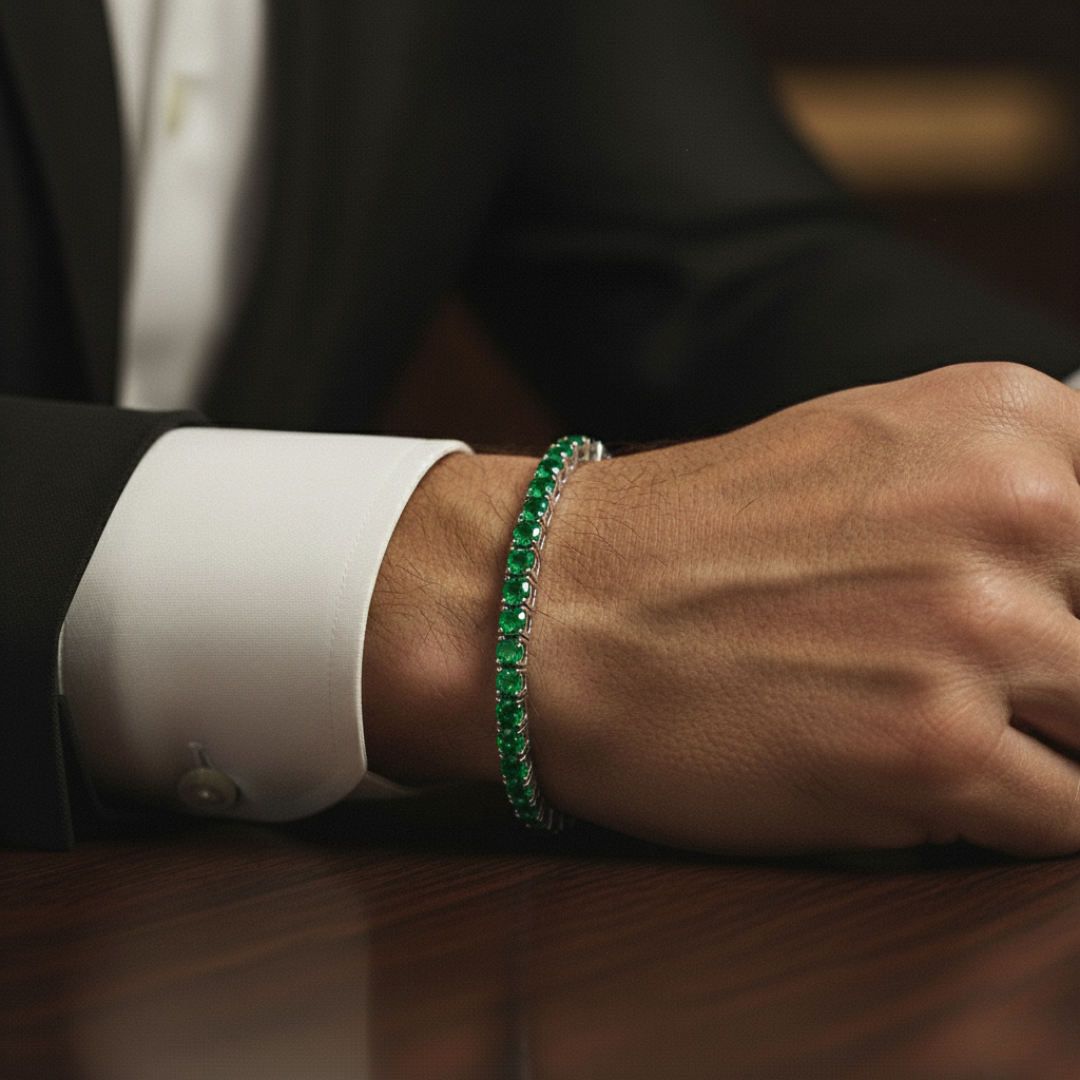 Pulseira Riviera Viridis Prata 925