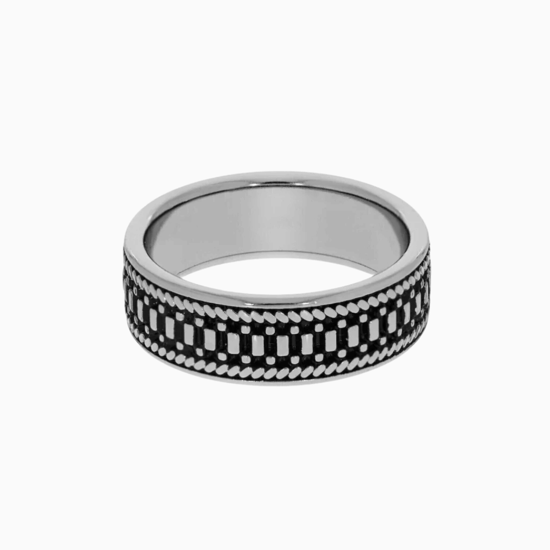 Anel Masculino Pulsegrid Prata 925