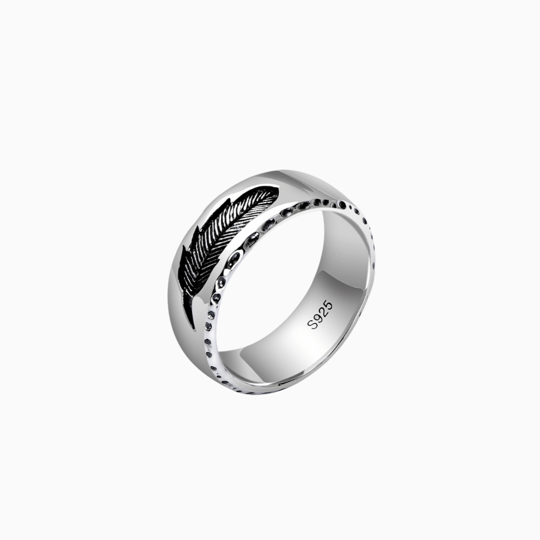 Anel Masculino Featherbold Prata 925