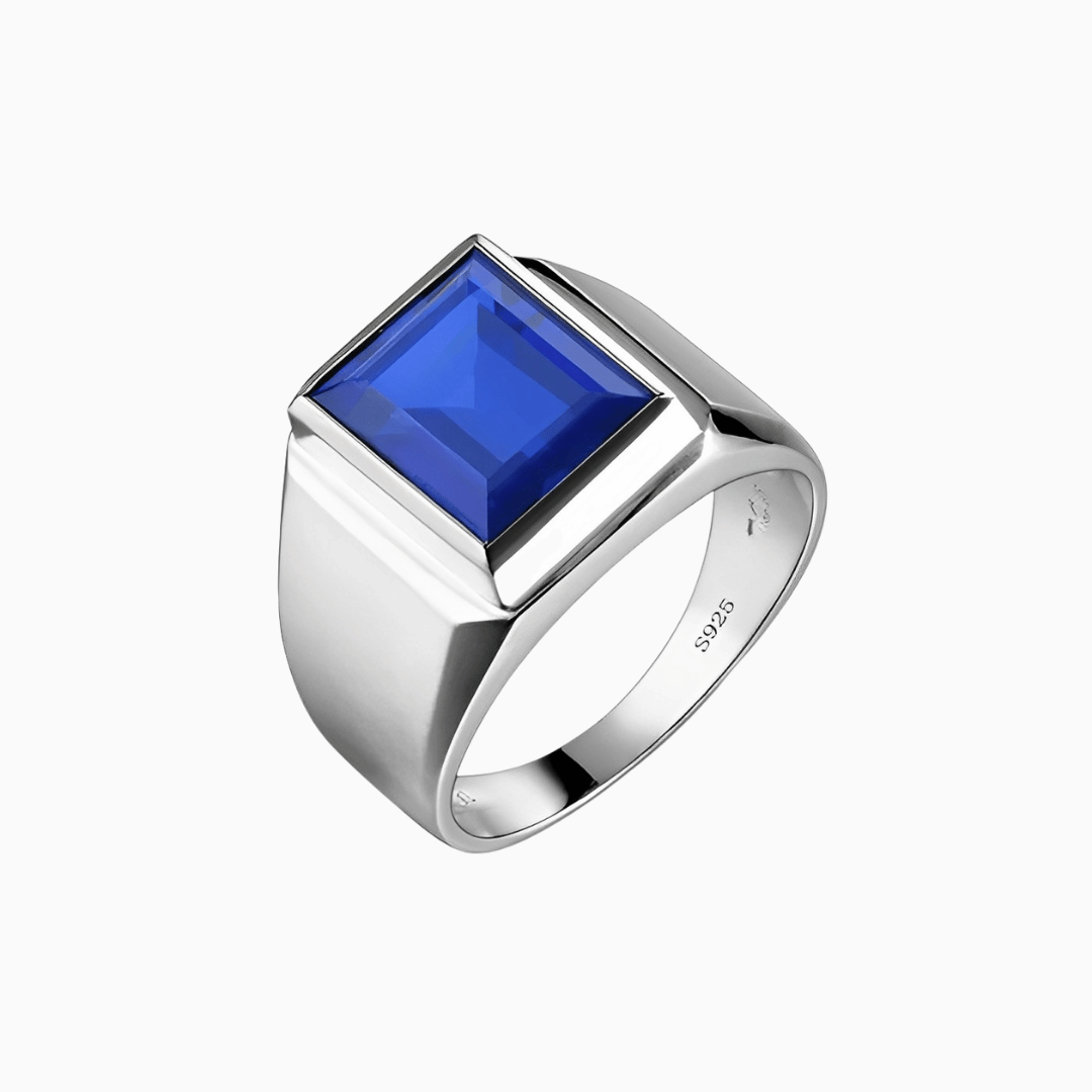 Anel-Masculino-de-Prata-Sapphire
