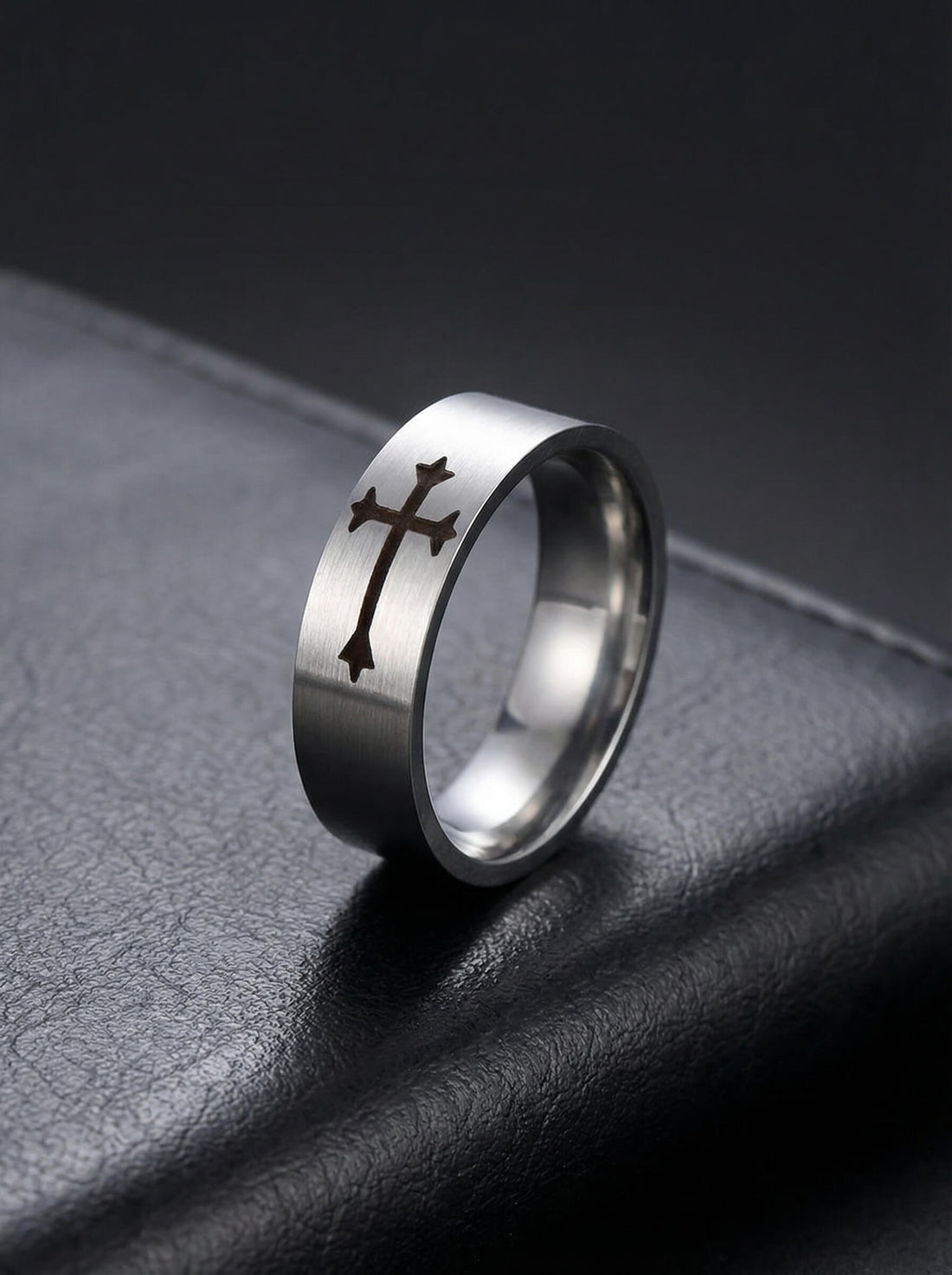 Anel Masculino de Prata Sanctum
