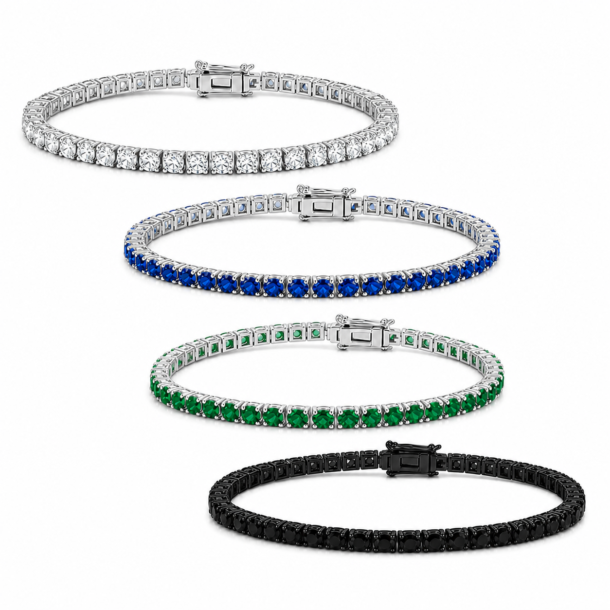 Pulseira Riviera Masculina Prata 925