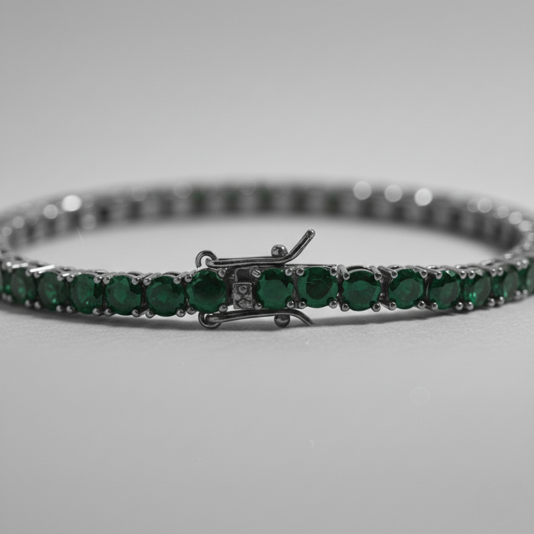 Pulseira_Masculina_Riviera_Zirconia_Verde