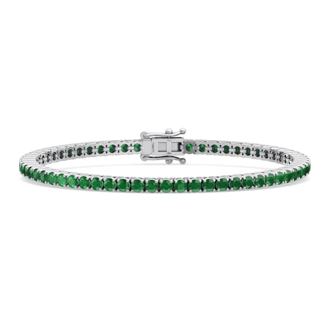 Pulseira Masculina Riviera Zircônia Verde