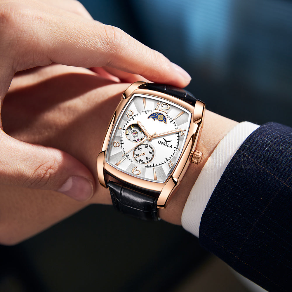 Relógio Masculino Anola Cronys Rose Gold