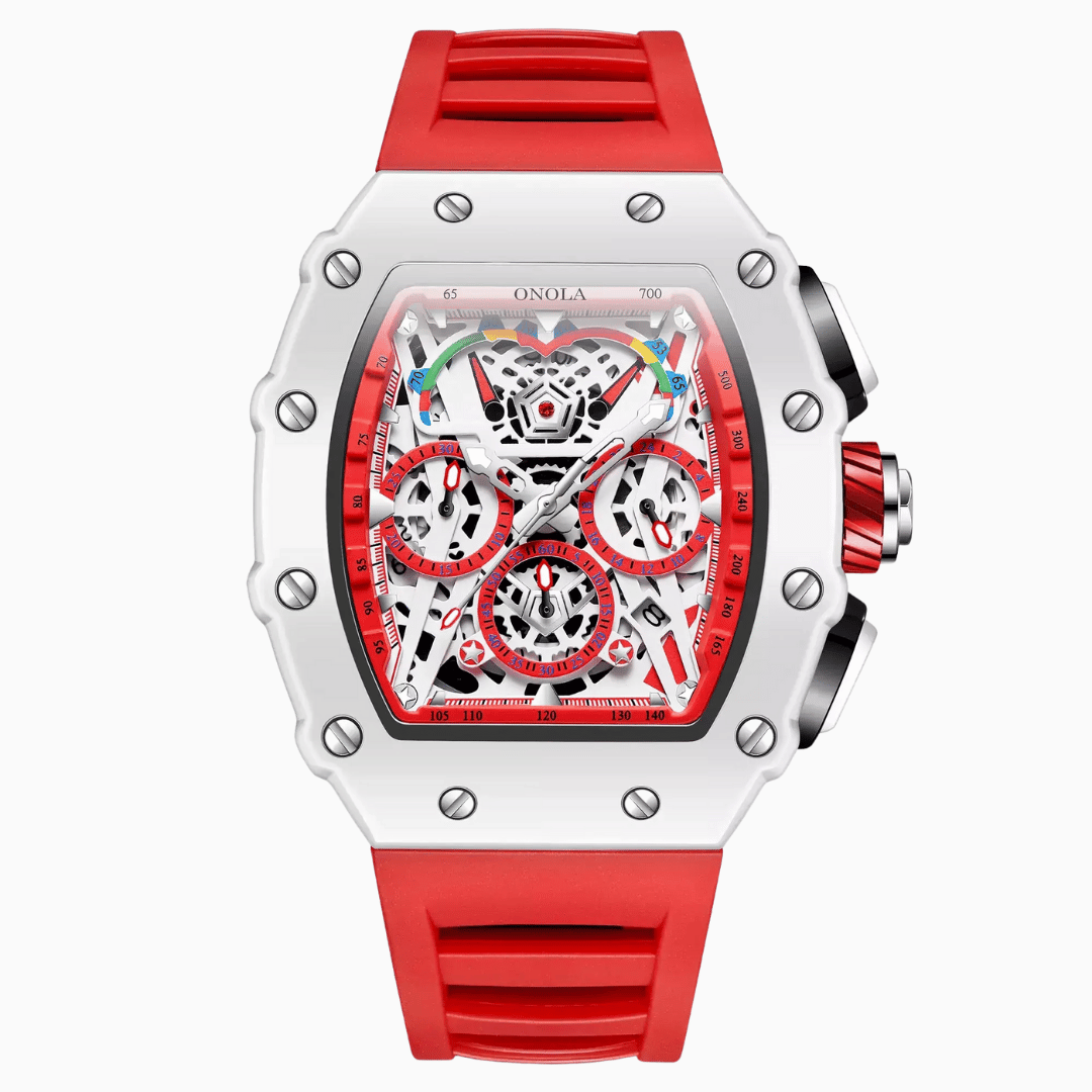 Relógio Masculino Anola Vector Red