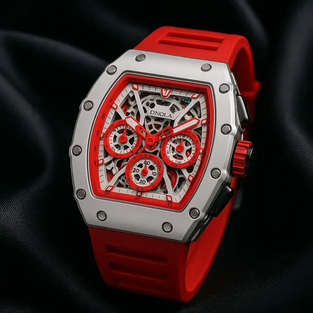 Relógio Masculino Anola Vector Red