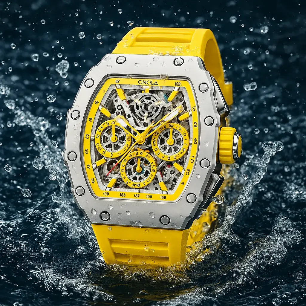 Relógio Masculino Anola Vector Yellow
