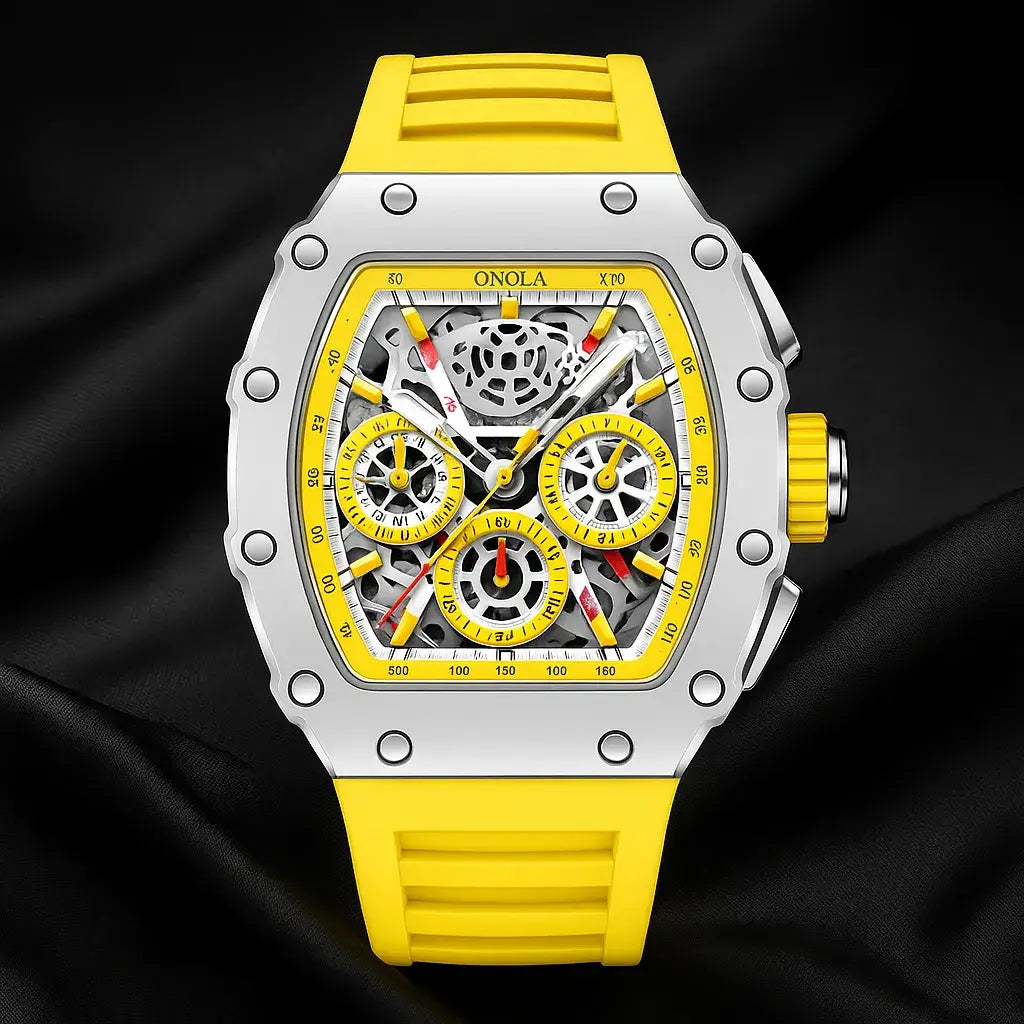 Relógio Masculino Anola Vector Yellow