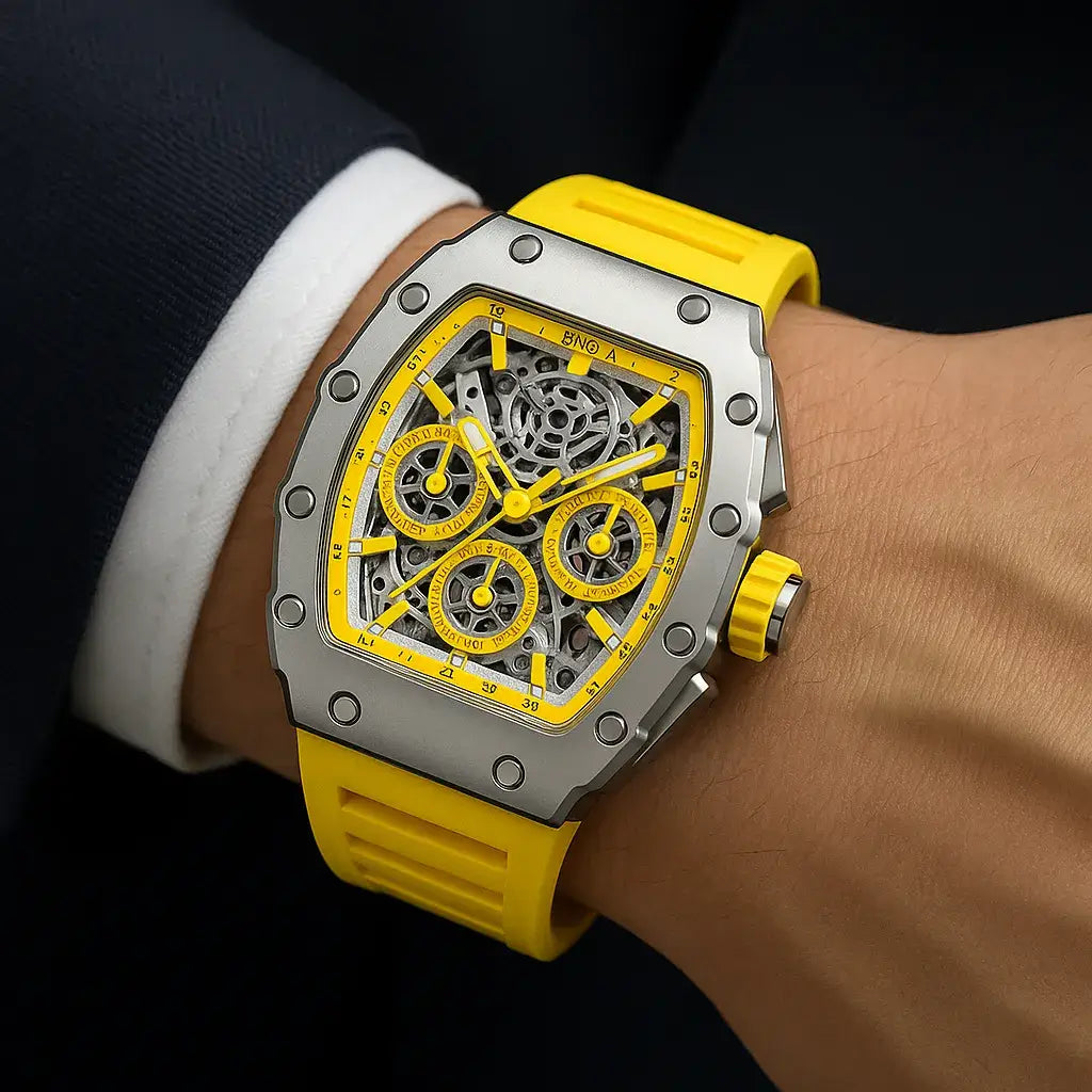 Relógio Masculino Anola Vector Yellow