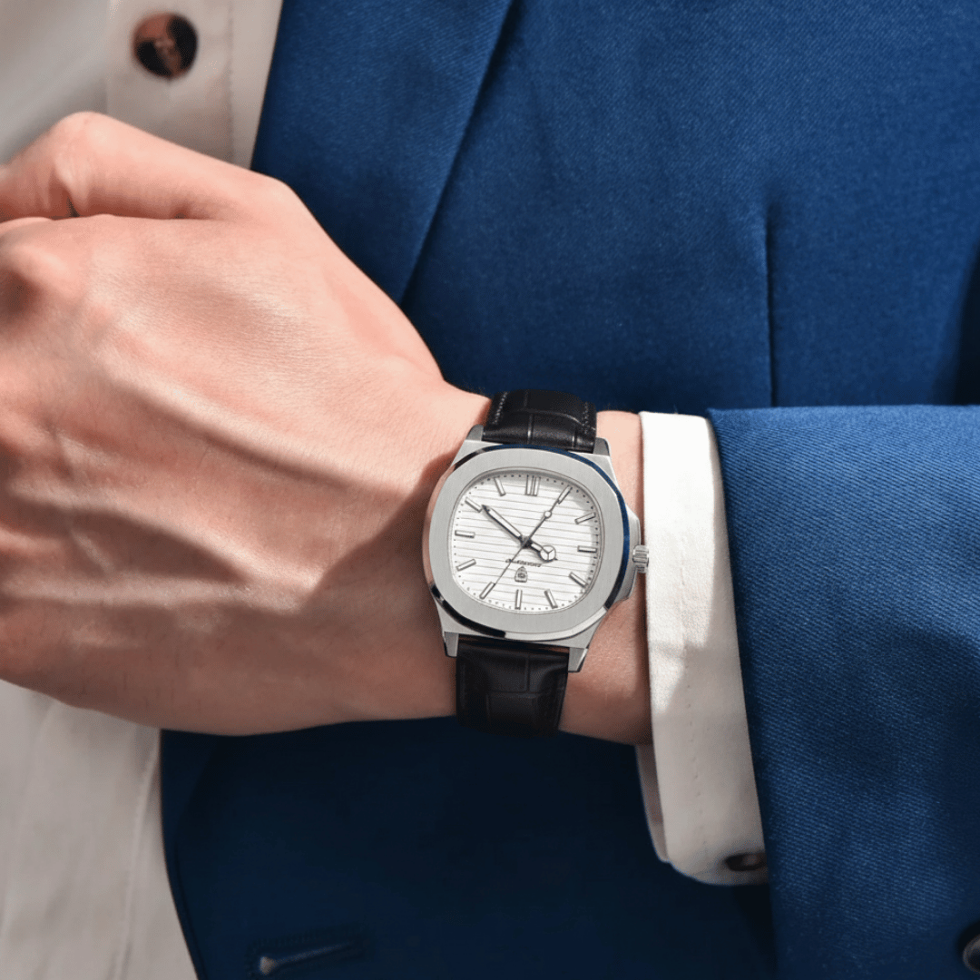 Relógio Masculino Montesier – Branco